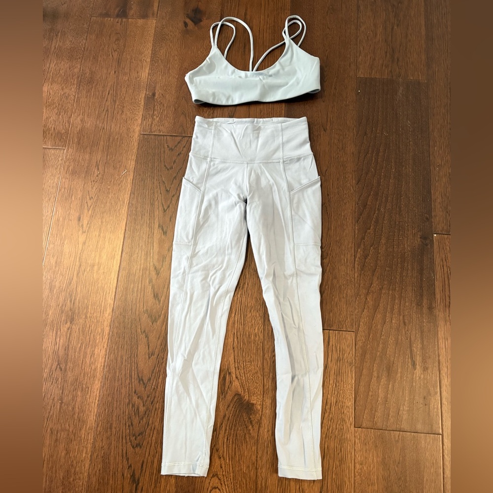 Aritzia TNA Matching Set - Dune Blue